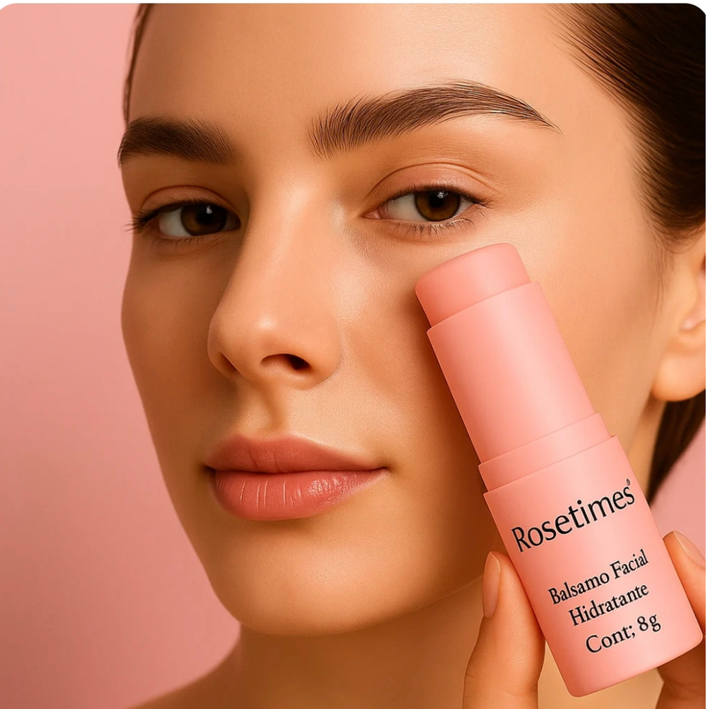Bálsamo Rosa Facial Hidratante Antiarrugas