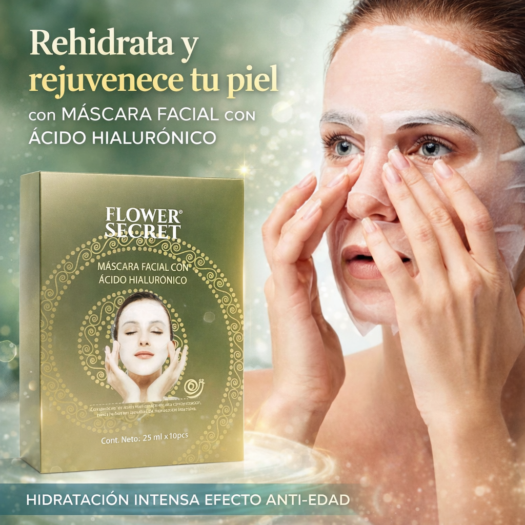 Máscara Facial Ácido Hialurónico X10 Uni