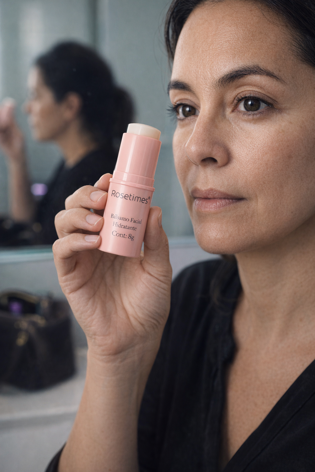 Bálsamo Rosa Facial Hidratante Antiarrugas