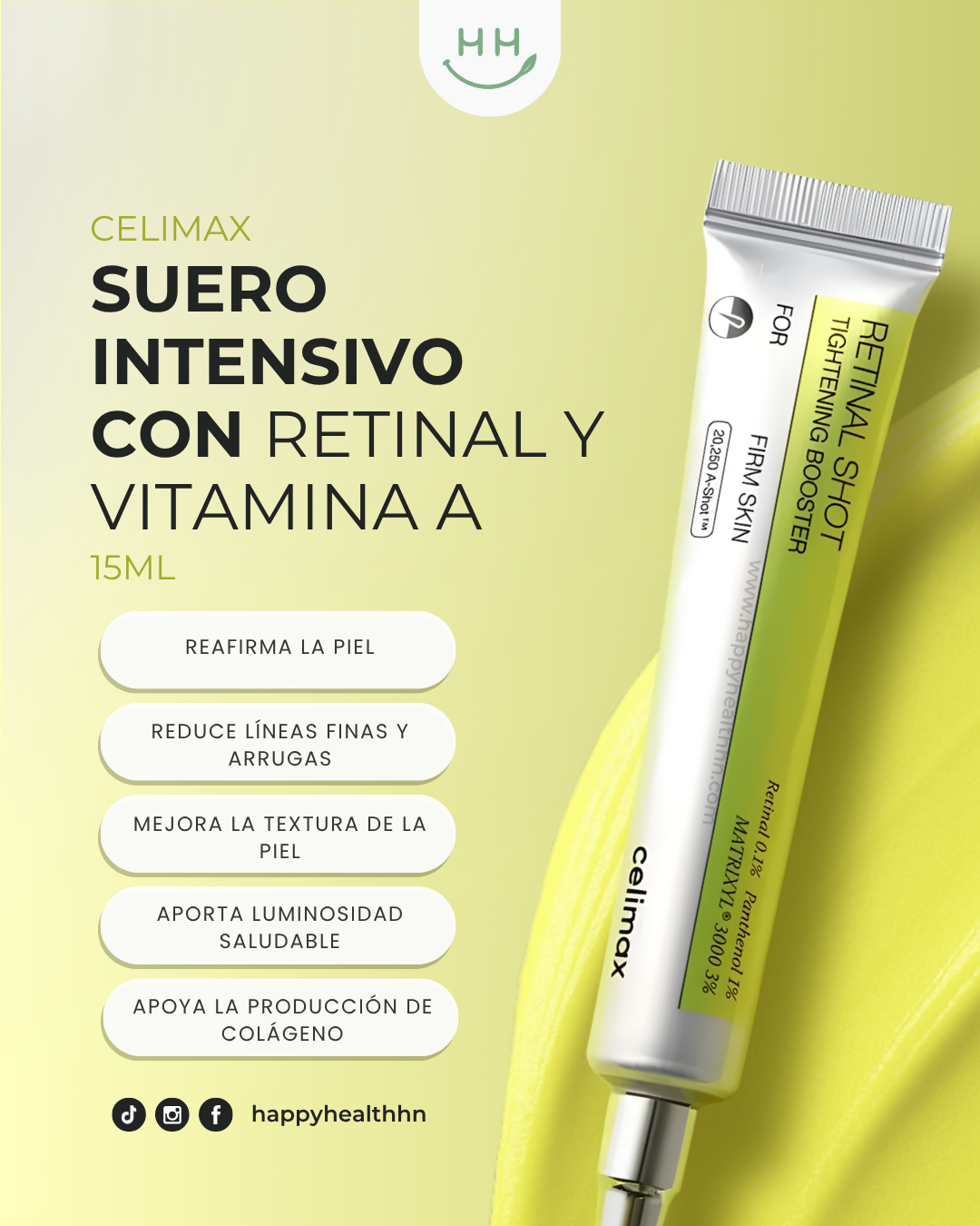 Crema Facial Antiarrugas Retinol