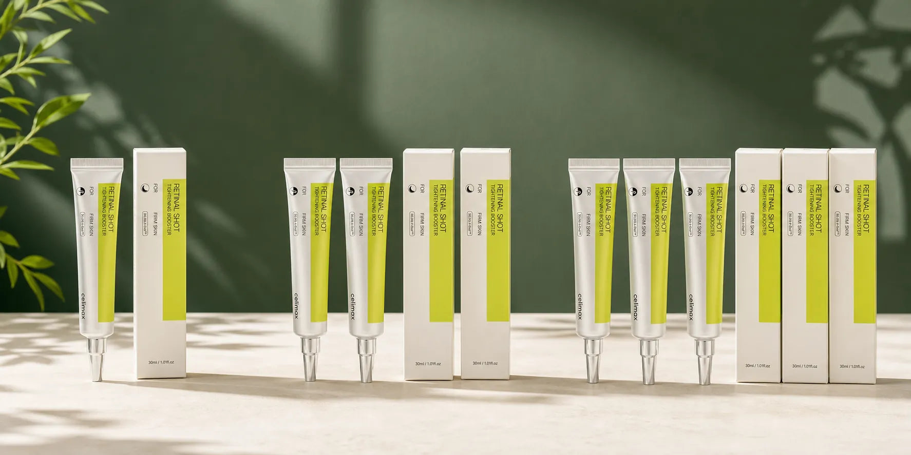 Opciones de una, dos y tres unidades de Celimax Retinal Shot