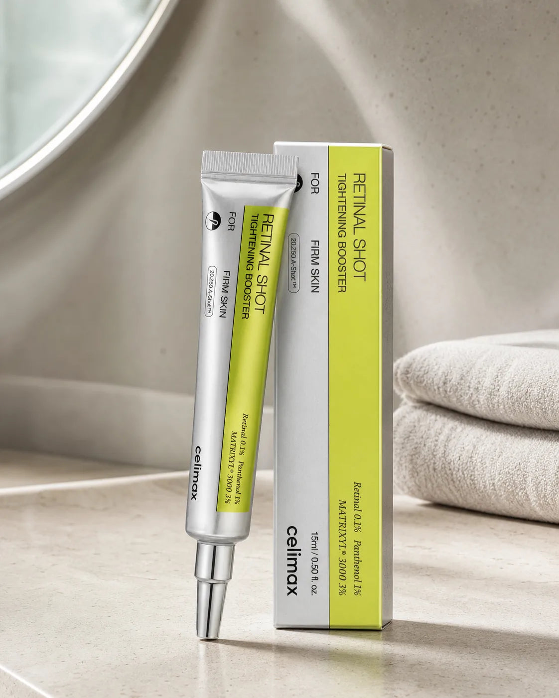 Celimax Retinal Shot dentro de una rutina facial